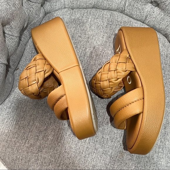 Pedro Garcia Braided Napa Platform Wedge Sandals size 36.5 - Picture 10 of 11